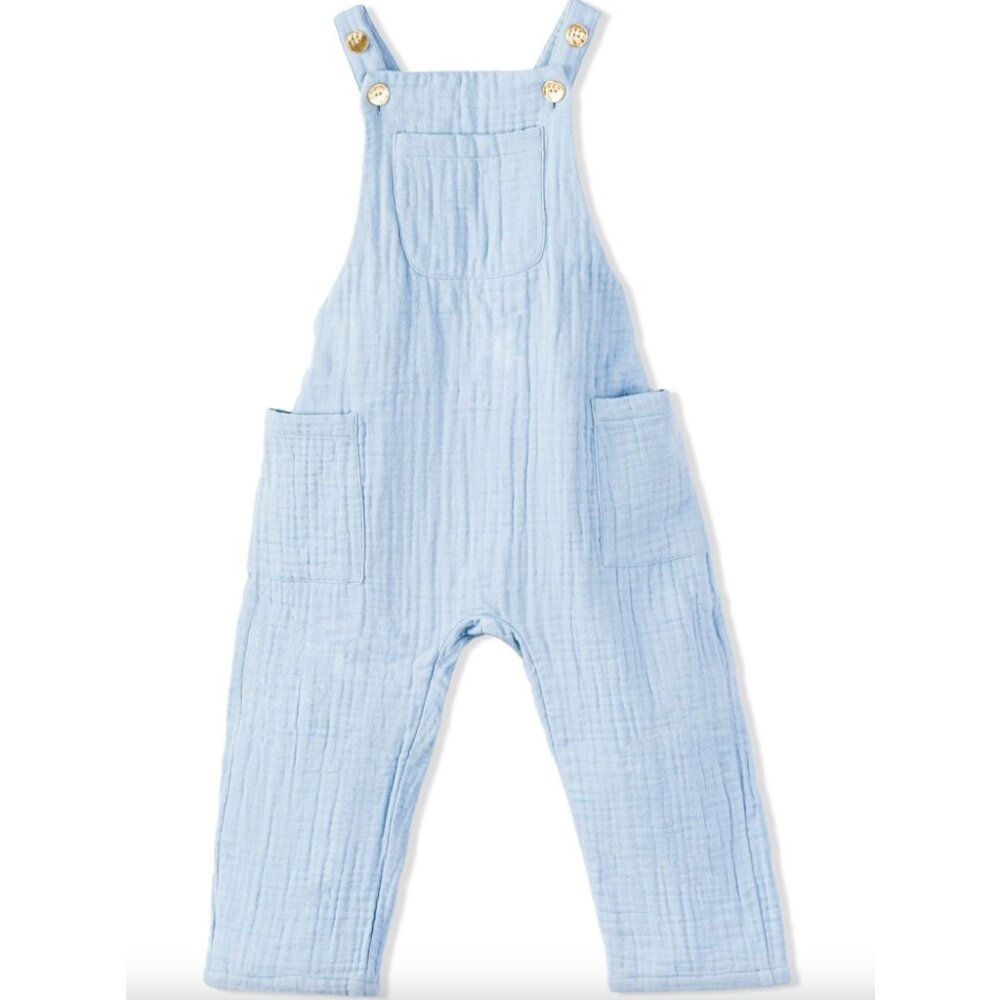 Cult Gaia Kenji Cotton Jumpsuit In Light Blue Size 2Y